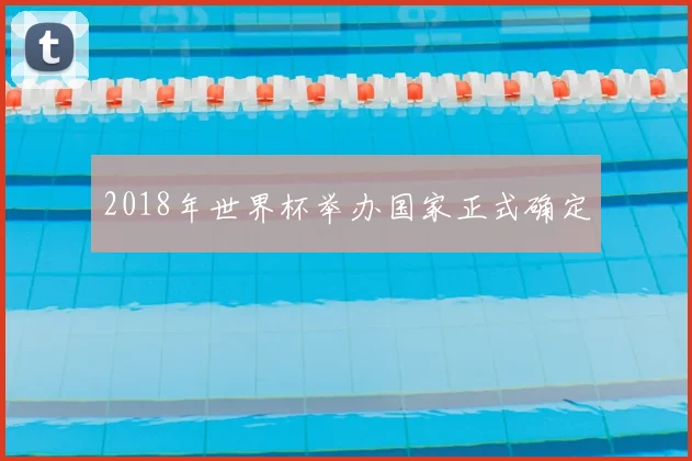 2018年世界杯举办国家正式确定