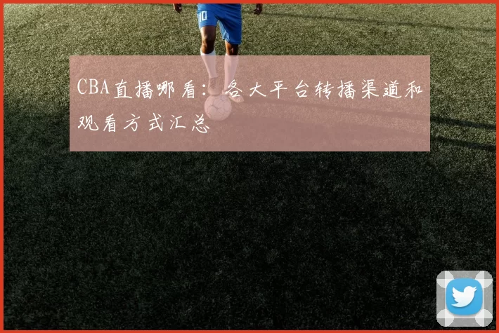 CBA直播哪看：各大平台转播渠道和观看方式汇总